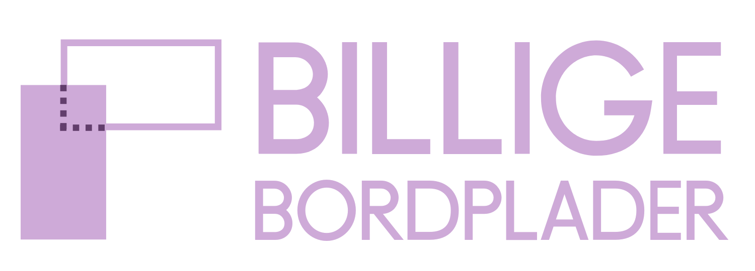 Billig bordplades logo uden baggrund